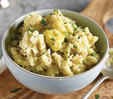 Creamy Mash With Mustard and Chopped Chives | COOK
