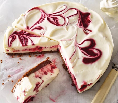 White Chocolate & Raspberry Cheesecake image