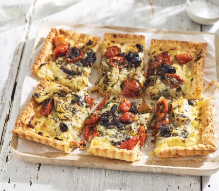 Artichoke, Olive & Tomato Tart image
