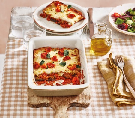 Red Lentil & Aubergine Moussaka image