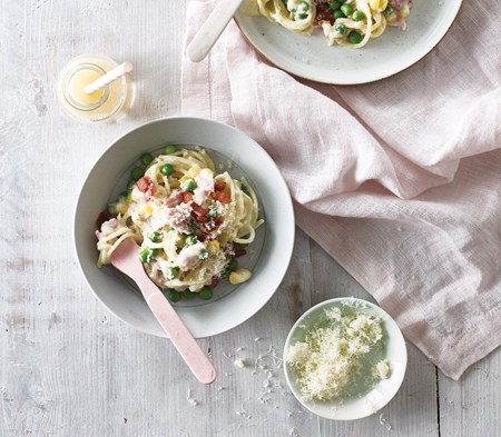 Kids Spaghetti Carbonara Kids Spaghetti Carbonara