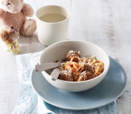 Kids Meatballs and Spaghetti image