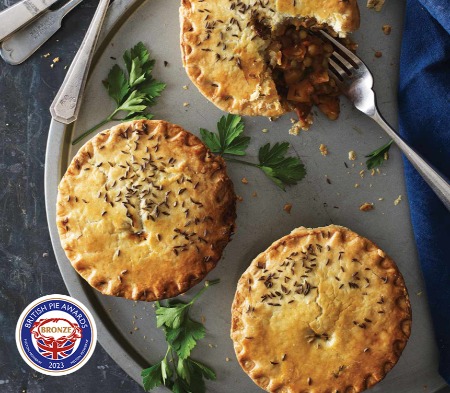 Roasted Veg, Lentils & Kale Pie image