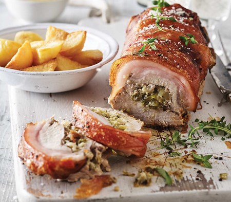 Pork Loin with Apple & Sage Stuffing image