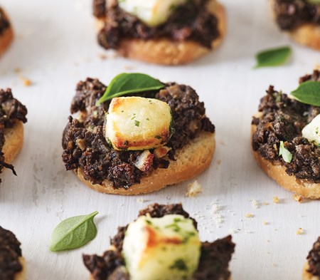 Halloumi & Mushroom Bruschettine image