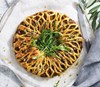 Goat’s Cheese, Tomato & Pesto Lattice Goat’s Cheese, Tomato & Pesto Lattice