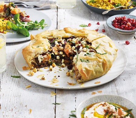 Moroccan Lamb Filo Pie image