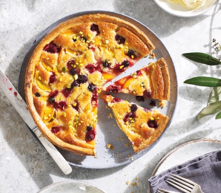 Peach & Raspberry Tart Peach & Raspberry Tart