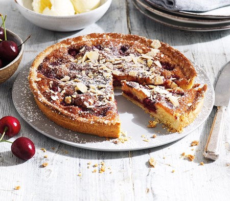Cherry & Almond Tart image