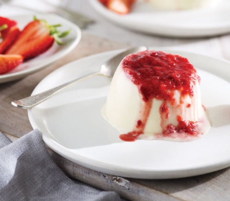 Strawberry & Elderflower Pannacotta image