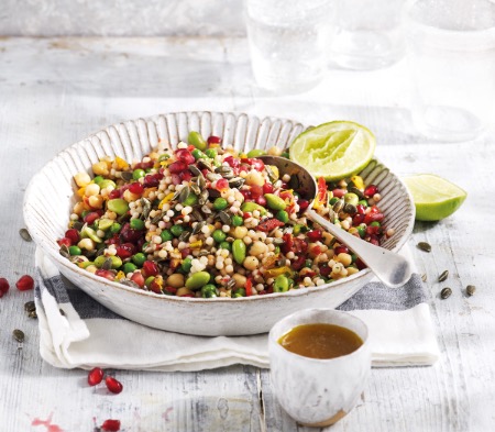 Rainbow Salad with a Ginger, Lemongrass & Sesame Dressing Rainbow Salad with a Ginger, Lemongrass & Sesame Dressing