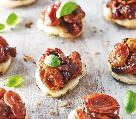 Tiny Tomato Tarte Tatins image