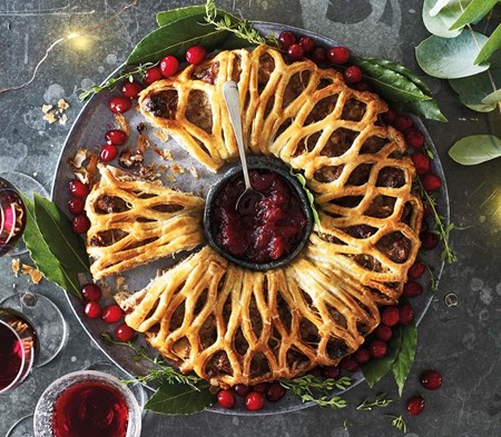 Pork, Chestnut & Cranberry Wreath image