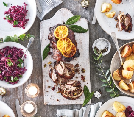 Whole Roast Duck with Cranberry Stuffing image