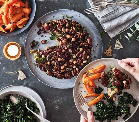 Cranberry, Kale & Pecan Nut Roast image
