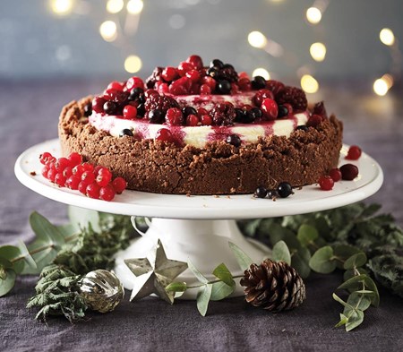 Triple Tier Black Forest Cheesecake image