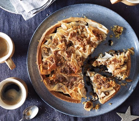 Apple & Mincemeat Filo Tart image
