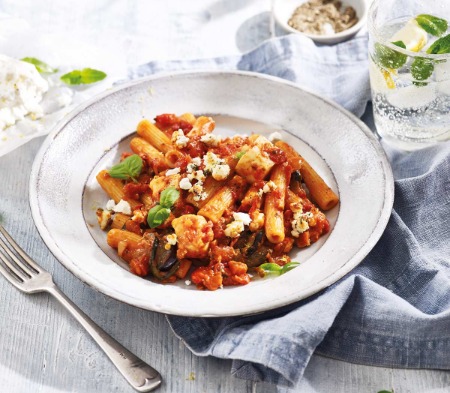 Halloumi & Arrabbiata Pasta Bake image