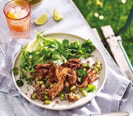 Slow-Roasted Pork with an Asian BBQ Sauce Slow-Roasted Pork with an Asian BBQ Sauce