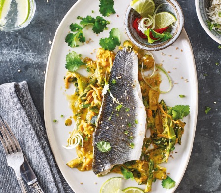 Thai Steamed Sea Bass Thai Steamed Sea Bass