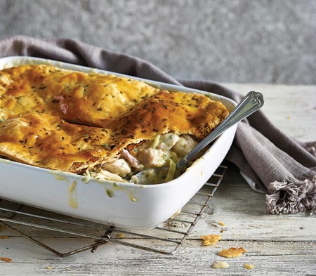 Chicken, Ham and Leek Pie Chicken, Ham and Leek Pie