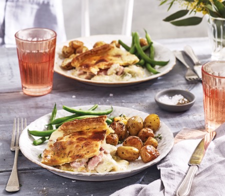 Chicken, Ham and Leek Pie Chicken, Ham and Leek Pie