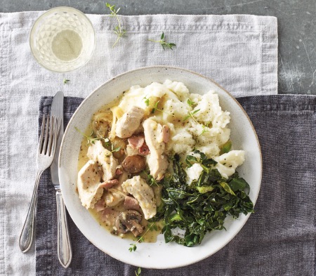 Chicken with White Wine & Thyme Chicken with White Wine & Thyme