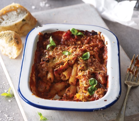 Chicken and Tomato Pasta Bake image