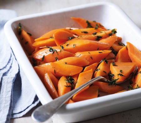 Honey-glazed Carrots with Thyme Honey-glazed Carrots with Thyme