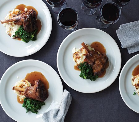 Slow-Cooked Lamb Shanks Slow-Cooked Lamb Shanks
